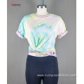 girl's short sleeve tie dyed t-shirt